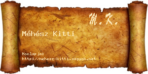 Méhész Kitti névjegykártya